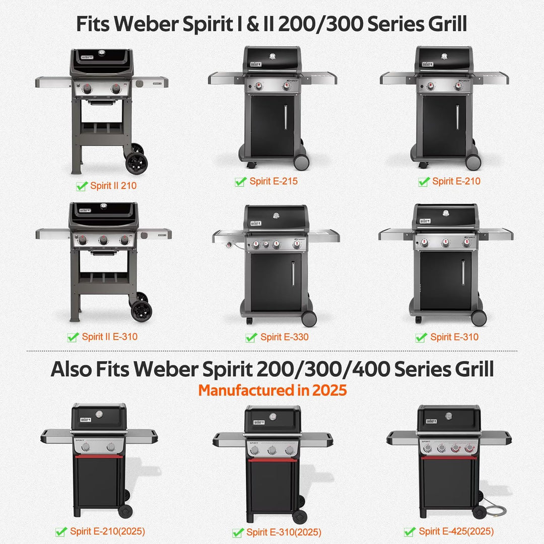 Onlyfire BBQ Gusseisen Plancha Grillplatte Grill Griddle für Weber Spirit 200/300 serie & Weber Spir