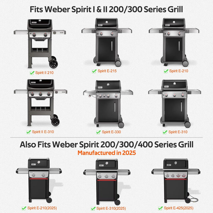Onlyfire BBQ Gusseisen Plancha Grillplatte Grill Griddle für Weber Spirit 200/300 serie & Weber Spir