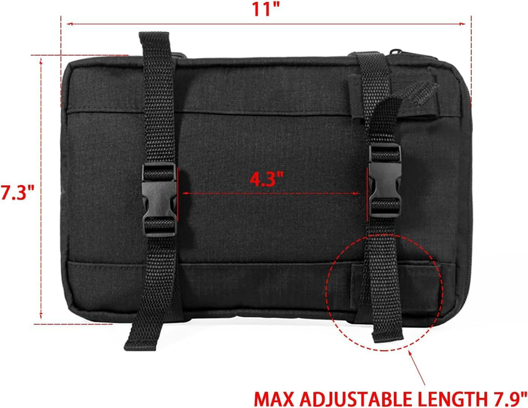 Oldbones Front-Fender-Werkzeugtasche, Unviersal-Motorrad-Gabeltasche und Motorrad-Lenkertasche mit D