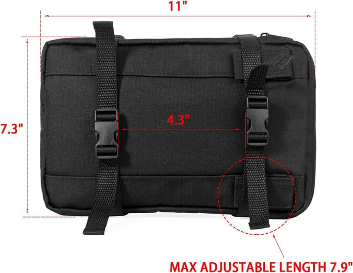 Oldbones Front-Fender-Werkzeugtasche, Unviersal-Motorrad-Gabeltasche und Motorrad-Lenkertasche mit D