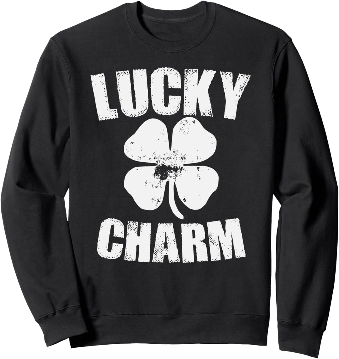 Glücksbringer Geschenke Kleeblatt Kleeblatt Glücklich St Sweatshirt