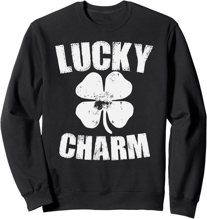 Glücksbringer Geschenke Kleeblatt Kleeblatt Glücklich St Sweatshirt