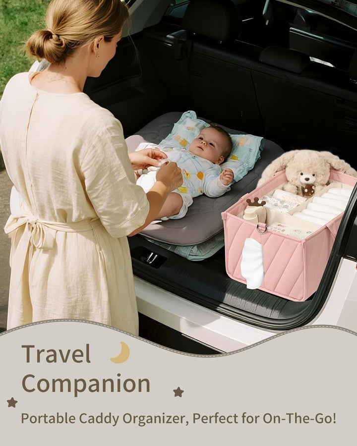 Baby-Wickeltasche, multifunktional, Kinderzimmer-Aufbewahrung, Wickeltasche, Reise- und Auto-Organiz