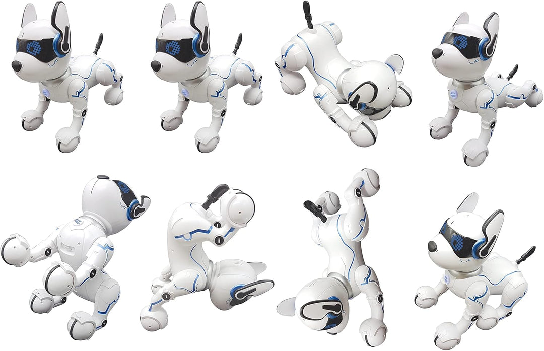 Lexibook - Power Puppy Programmierbarer Roboter-Hund mit Fernbedienung, Tanz, Yoga, Trainingsfunktio