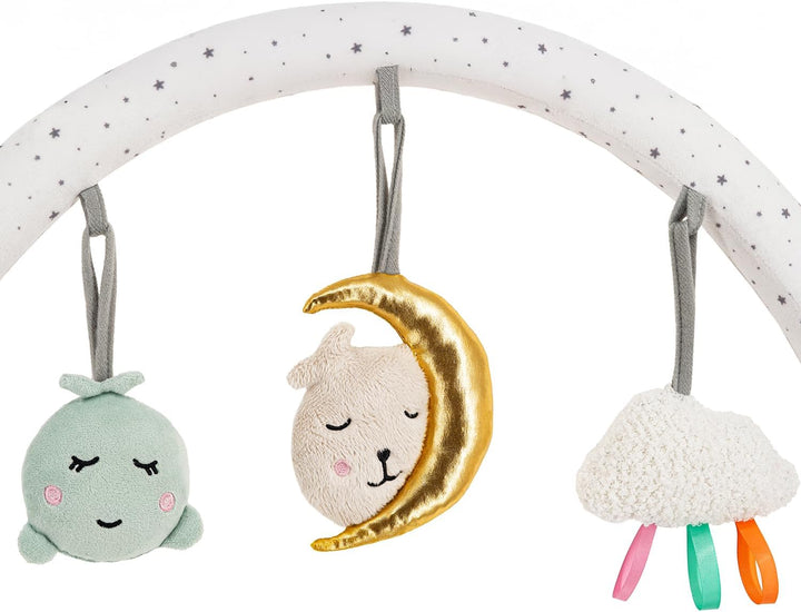 Momi Baby-Bogen Zizi Spielbügel zur Montage an Babywippe, Kinderwagen, Babyschale oder Kinderbett, m