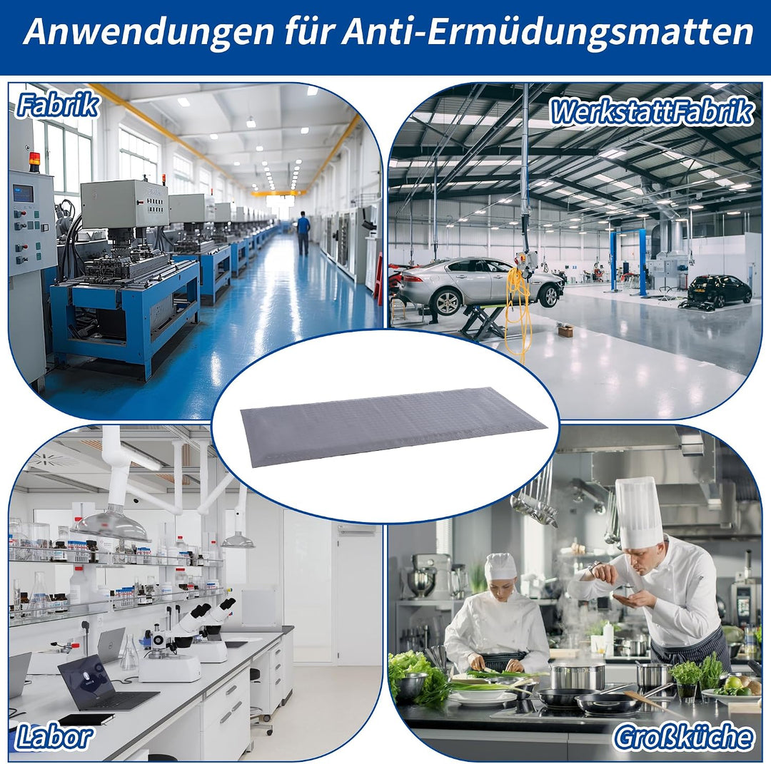 Anti Ermüdungsmatte für Steharbeitsplätze, Ergonomische Arbeitsplatzmatte Anti Fatigue Stehmatte, 60