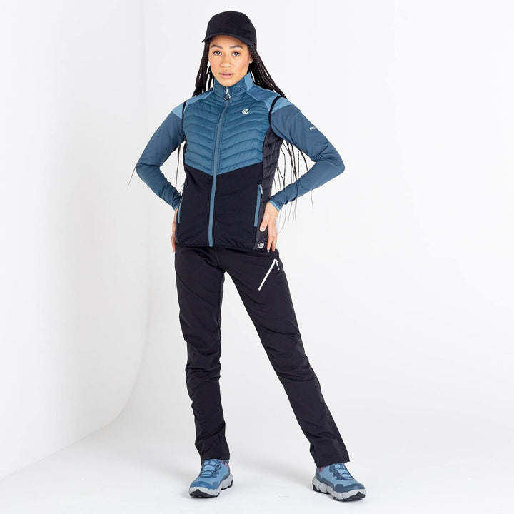 Dare 2b Damen Surmount Ii Vest Jacke 34 Capri Blue / Crystal Seas / Orion Grey