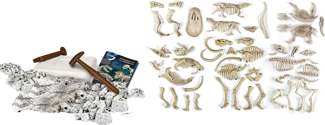 Clementoni 59258 Galileo Discovery – Ausgrabungs-Set Dino Mega-Collection, spannendes Spielzeug für