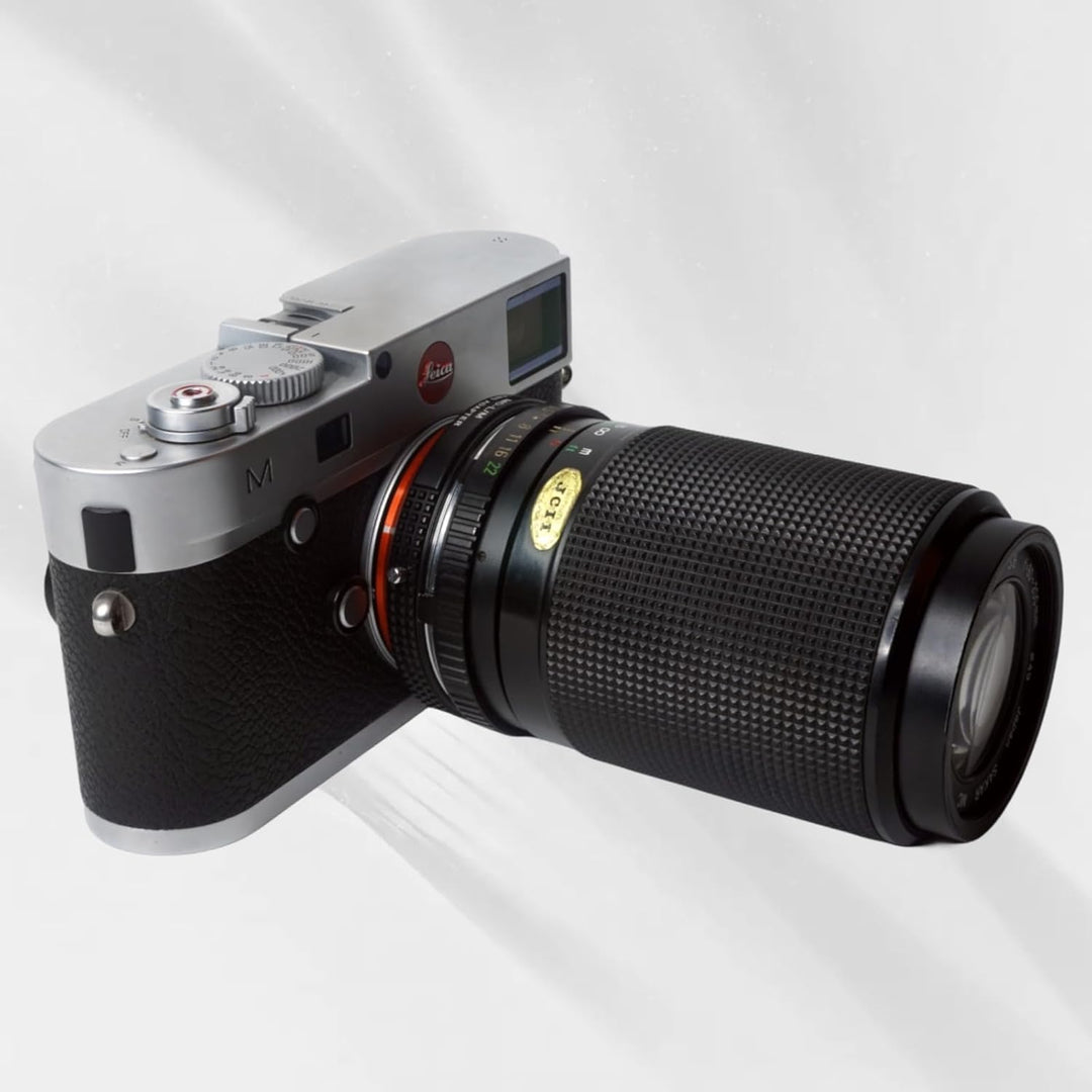 PHOLSY Objektivadapter mit 6-Bit Coding Kompatibel mit Minolta Rokkor MD/MC/SR Objektivs und Leica M