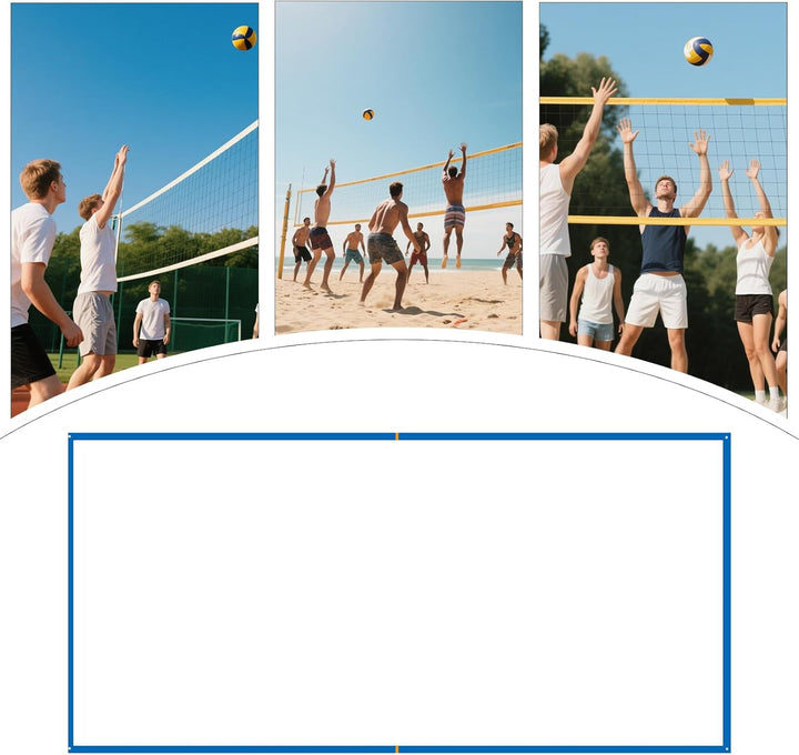 Generisch Sandvolleyball Linien,Spielfeldausstattung | Tragbares Sportzubehör & Wiederverwendbare Ou