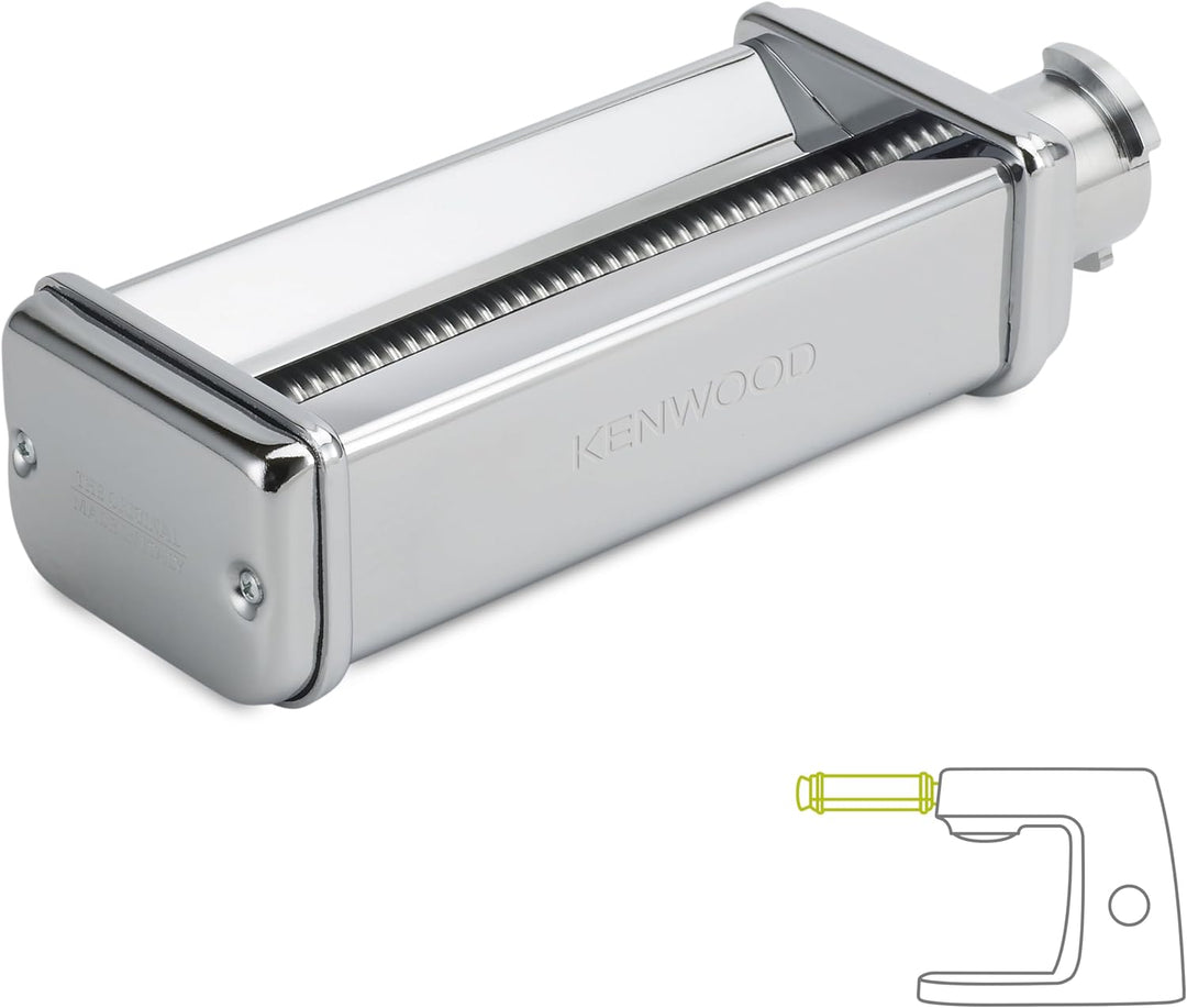 Kenwood KAX981ME Pasta-Schneideaufsatz Fettuccine, Küchenmaschinen-Zubehör, silber