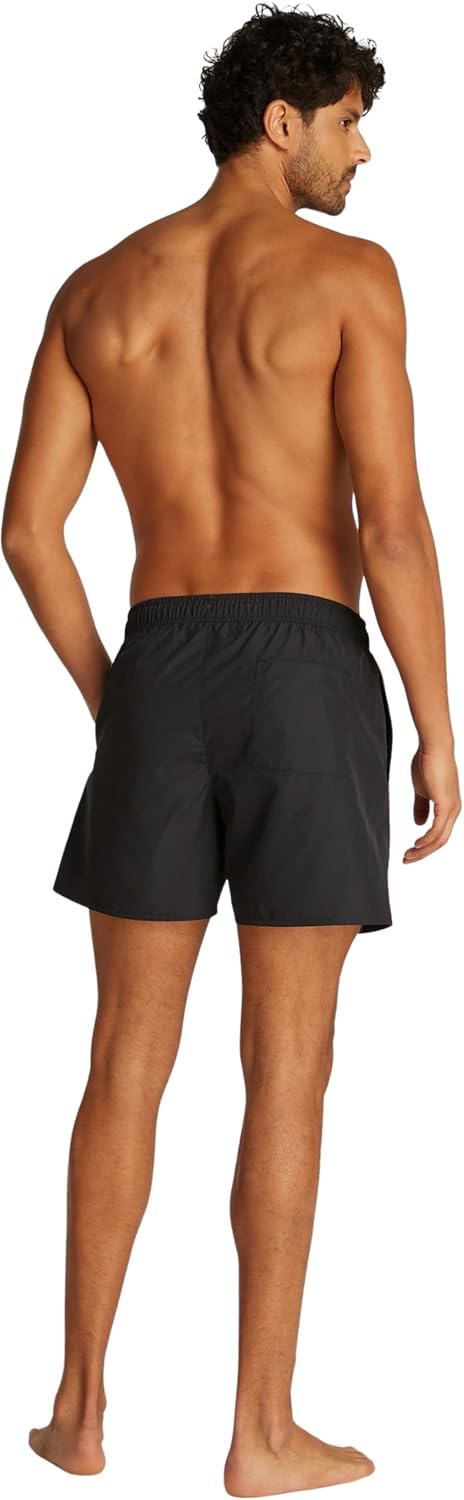 Calvin Klein Herren Badehose Medium Drawstring Lang XXL Schwarz (Pvh Black), XXL Schwarz (Pvh Black)