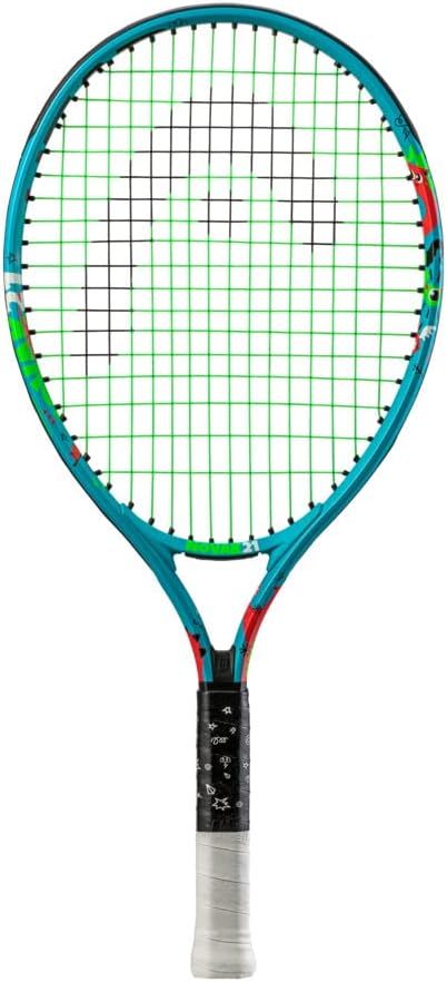 HEAD Novak 21 Tennisschläger, Blau, Griffstärke 05, 4-6 Jahre