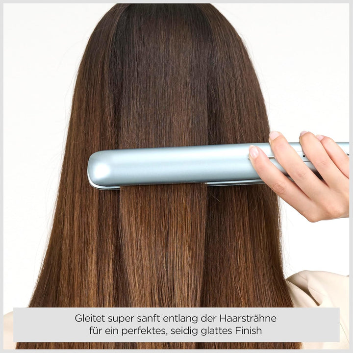 BaByliss Hydro Fusion Glätteisen mit dualer Ionen-Technologie mit Anti-Frizz Effekt, Haarglätter mit