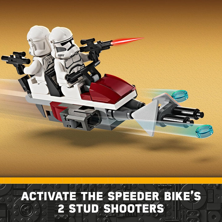 LEGO 10327 Icons Dune Atreides Royal Ornithopter, Set zum Sammeln & Star Wars Clone Trooper & Battle