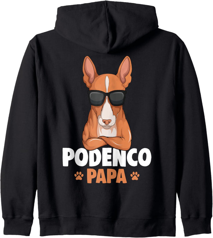 Podenco Hunde Papa Podenco Ibicenco Kapuzenjacke