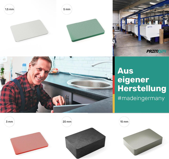 SILISTO Quickies Kunststoff Unterlegplatten 220 Teilig - bis 5 Tonnen belastbar 220-Teilig Set, 220-