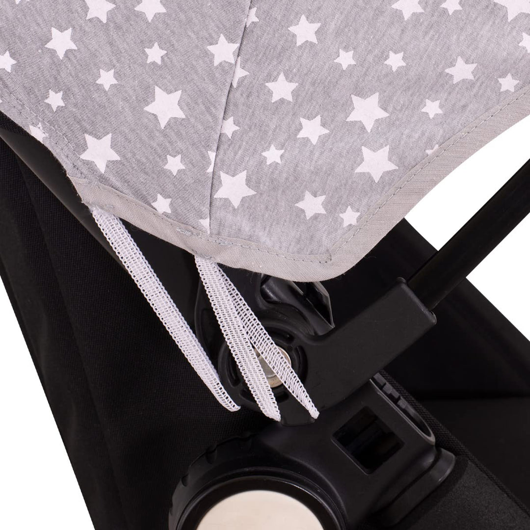 JYOKO KIDS Sonnenverdeck Kompatibel mit Bugaboo Cameleon (PINK SPARKLES), PINK SPARKLES