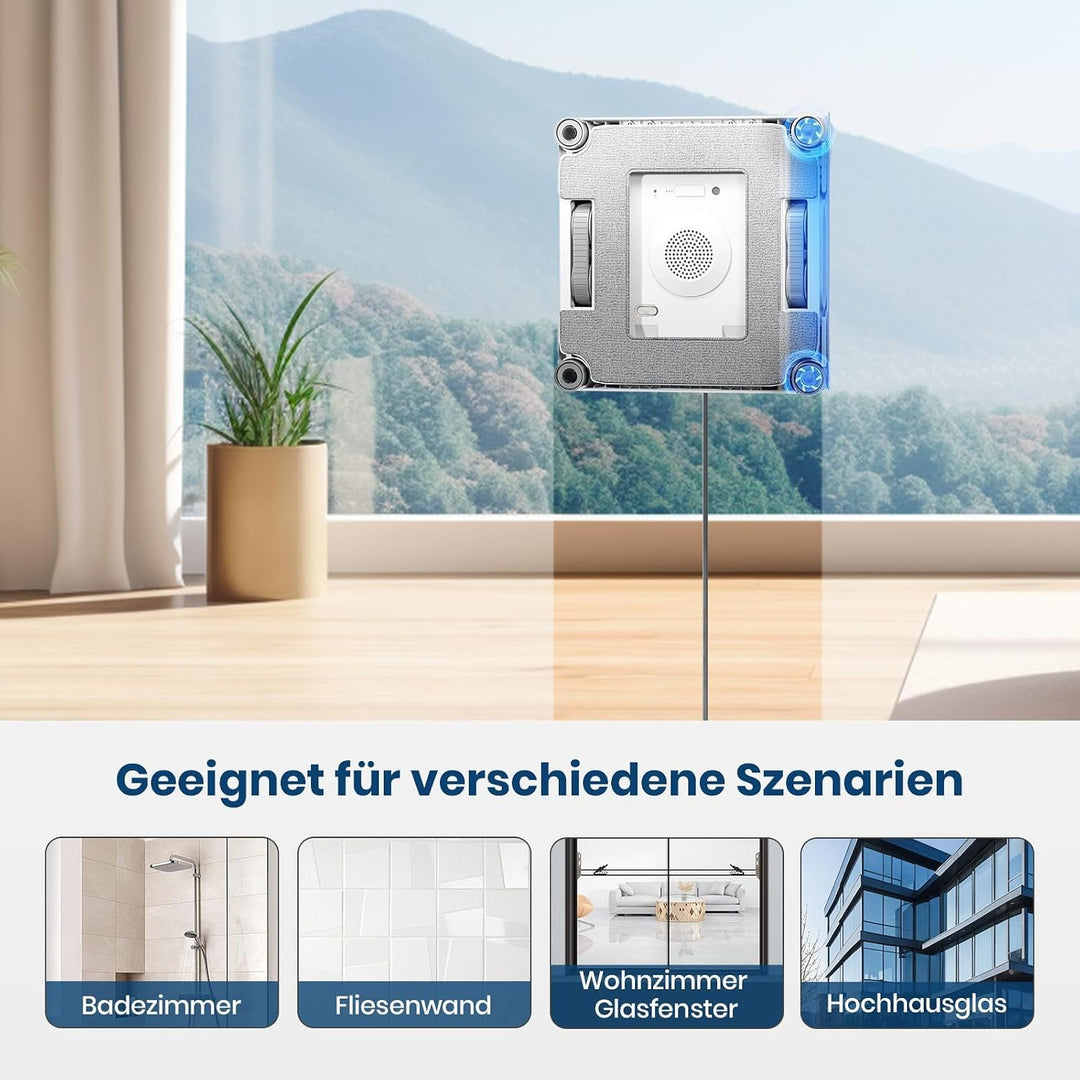 10 Stück Reinigungstuch für ECOVACS WINBOT W2S, W2S Omni Fensterputzroboter Zubehör, Waschbare Mikro