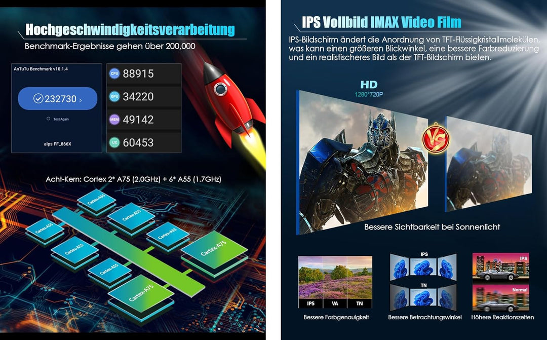 8 Zoll 8-Kern Android 14 Autoradio GPS Navi für VW Golf 5/6 Caddy Polo Passat Touran Tiguan T5 Multi