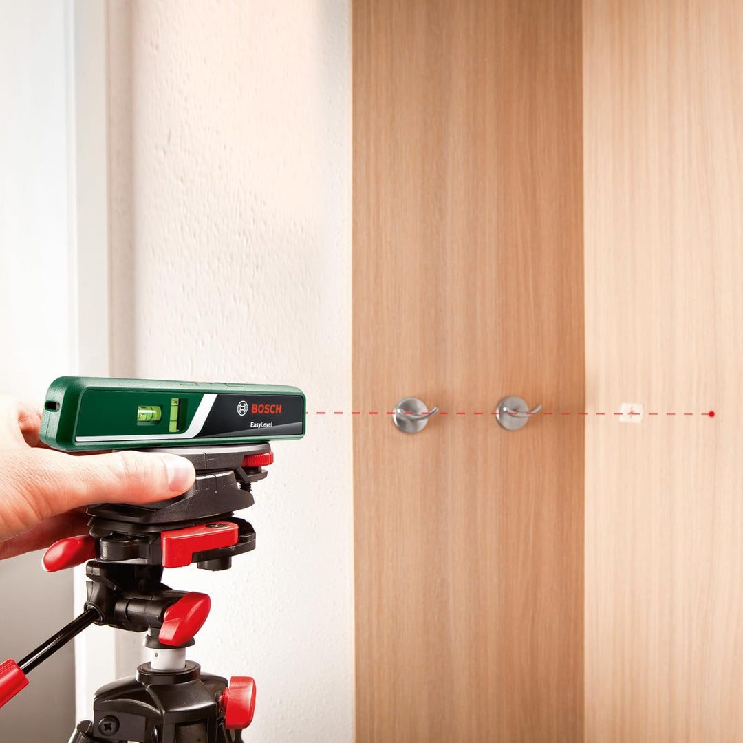 Bosch Home and Garden Bosch Laser-Wasserwaage EasyLevel mit Wandhalterung (Laserlinie zur flexiblen