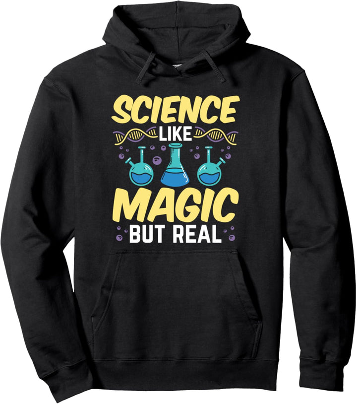 Wissenschaft wie Magie aber echtes Experiment Daten lustige Pullover Hoodie