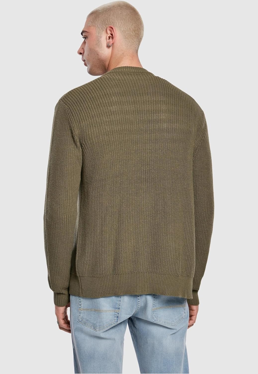 Urban Classics Herren Boxy Cardigan S Olive, S Olive