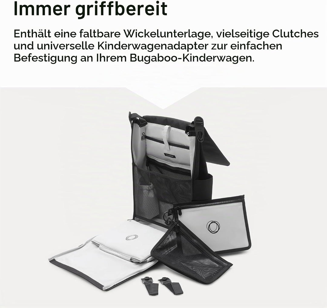 Bugaboo Wickelrucksack, Wasserabweisende Tasche aus nachhaltigem Material, Einfach zu reinigen, mit