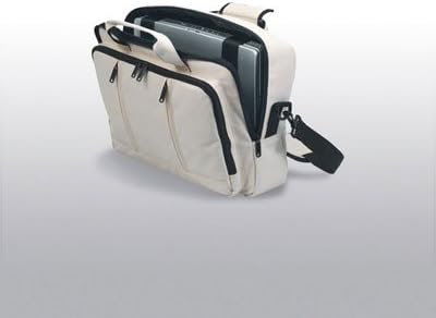Halfar Umhängetasche, auch als Rucksack zu tragen, für Notebooks bis 15-16 Zoll (38-40,6 cm) (Beige)