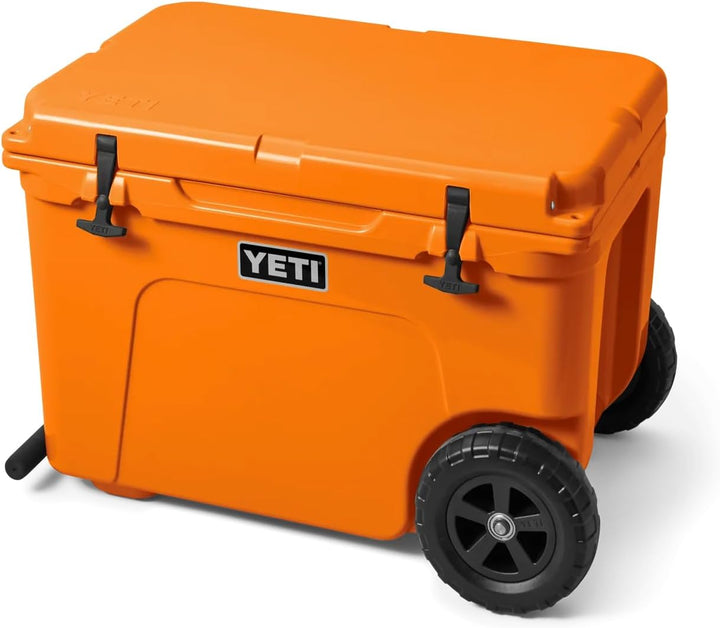 YETI Tundra Haul Tragbarer Kühler mit Rädern King Crab Orange, King Crab Orange