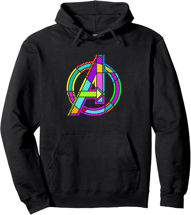 Marvel Avengers Comic Pop Art Logo Pullover Hoodie