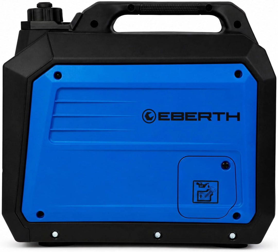 EBERTH 3500 Watt Inverter Stromerzeuger leise, Notstromaggregat Benzinmotor, 4-Takt, Stromgenerator