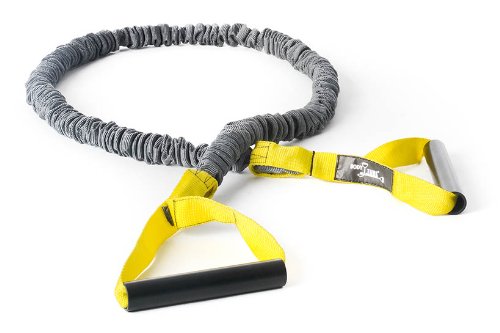 DITTMANN Premium Body Tube Expander Fitnessband Nylonummantelung gelb/leicht
