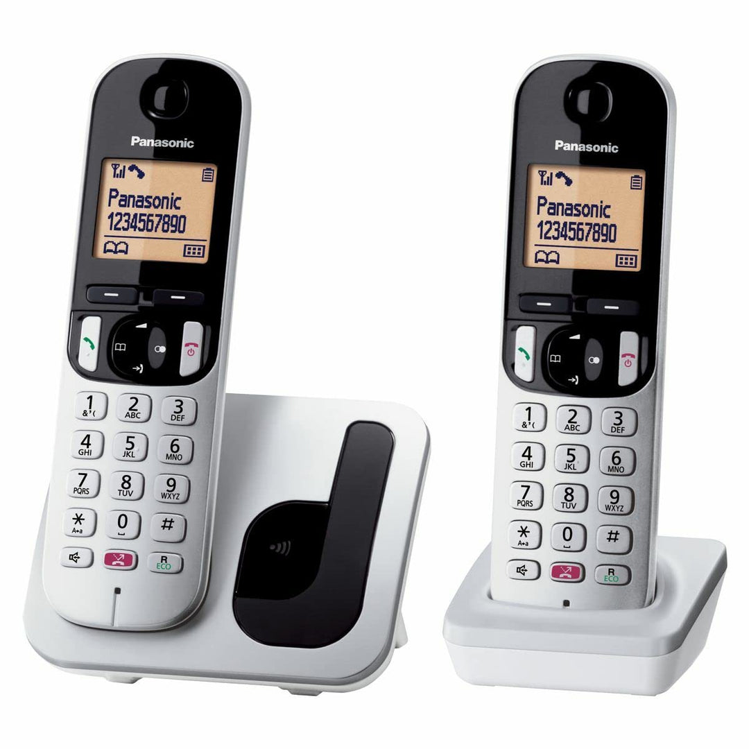 Panasonic KX-TGC252SPS Digitales Schnurlostelefon für Senioren mit Anrufsperre, leicht zu lesen, Fre