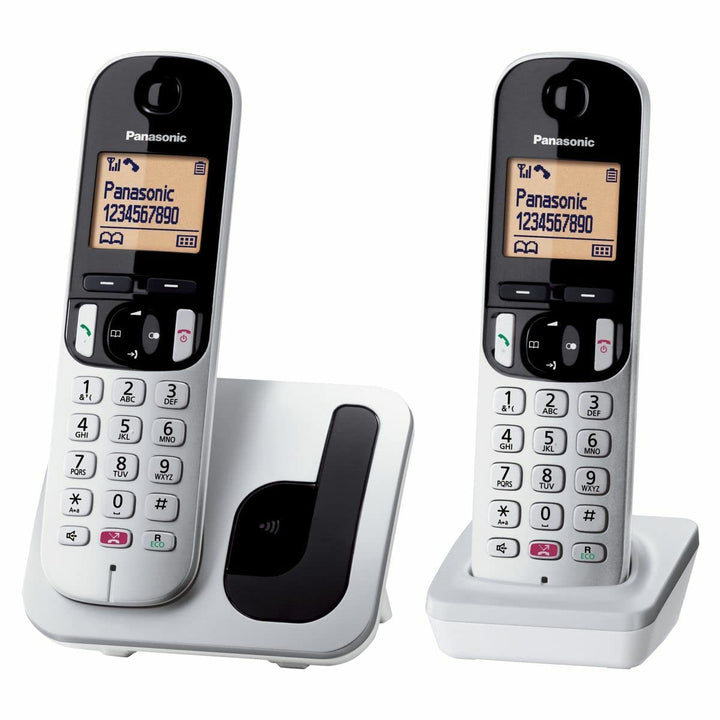 Panasonic KX-TGC252SPS Digitales Schnurlostelefon für Senioren mit Anrufsperre, leicht zu lesen, Fre