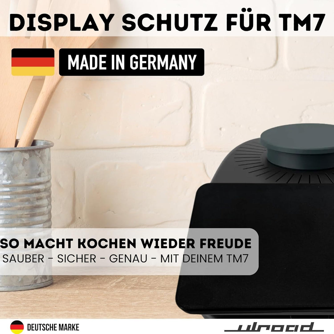 Displayschutz kompatibel mit Thermomix TM7 Abdeckung Display Schutz Zubehör Displayabdeckung Schutzp