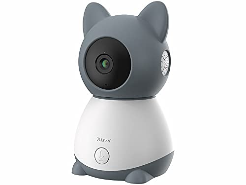 7links Babyfon: WLAN-Video-Babyphone, per App dreh- & schwenkbares Objektiv, Full-HD (Babyphone mit
