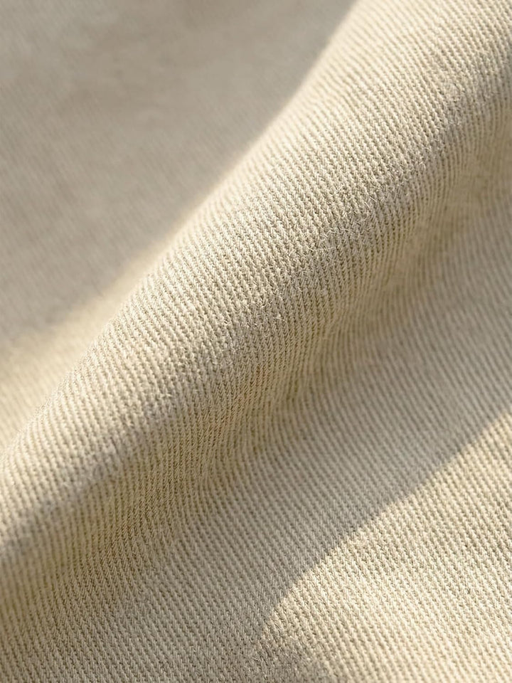 JMIERR Kurze Hosen Herren Shorts Herren Sommer Chino Baumwolle Elastische Taille mit Taschen S Beige