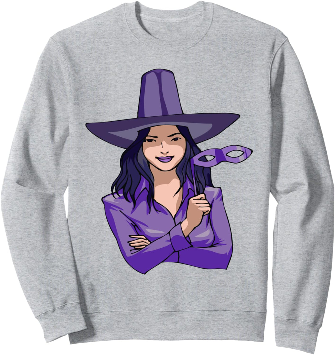 Lila Hexe Sweatshirt