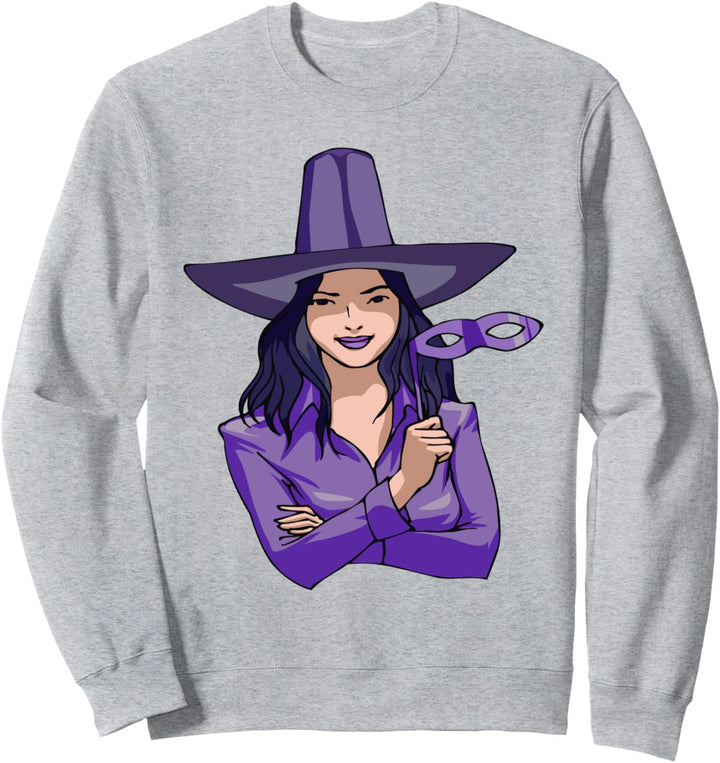 Lila Hexe Sweatshirt