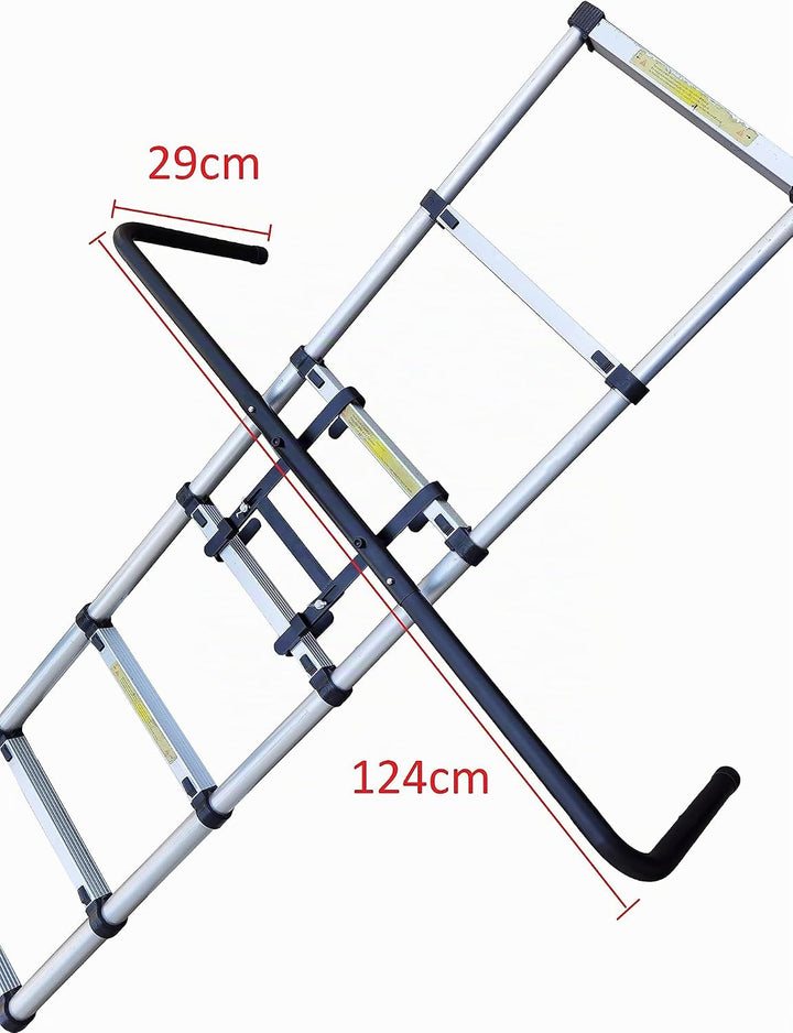 WORHAN Wandabstandshalter für Leiter Abstandshalter Leiterzubehör Wandabstand KS OF30 124cm X 29cm T