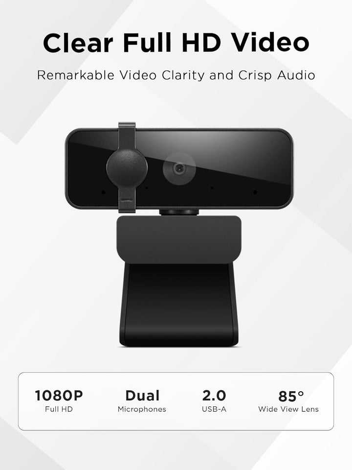 Lenovo Essential Fhd Gen2 Webcam 1920 X 1080 Pixels USB 2.0, 4XC1S15018