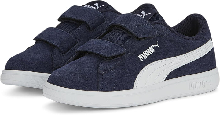 Puma Smash 3.0 Sd V Ps Unisex Sneaker 29 EU Puma Navy Puma White, 29 EU Puma Navy Puma White