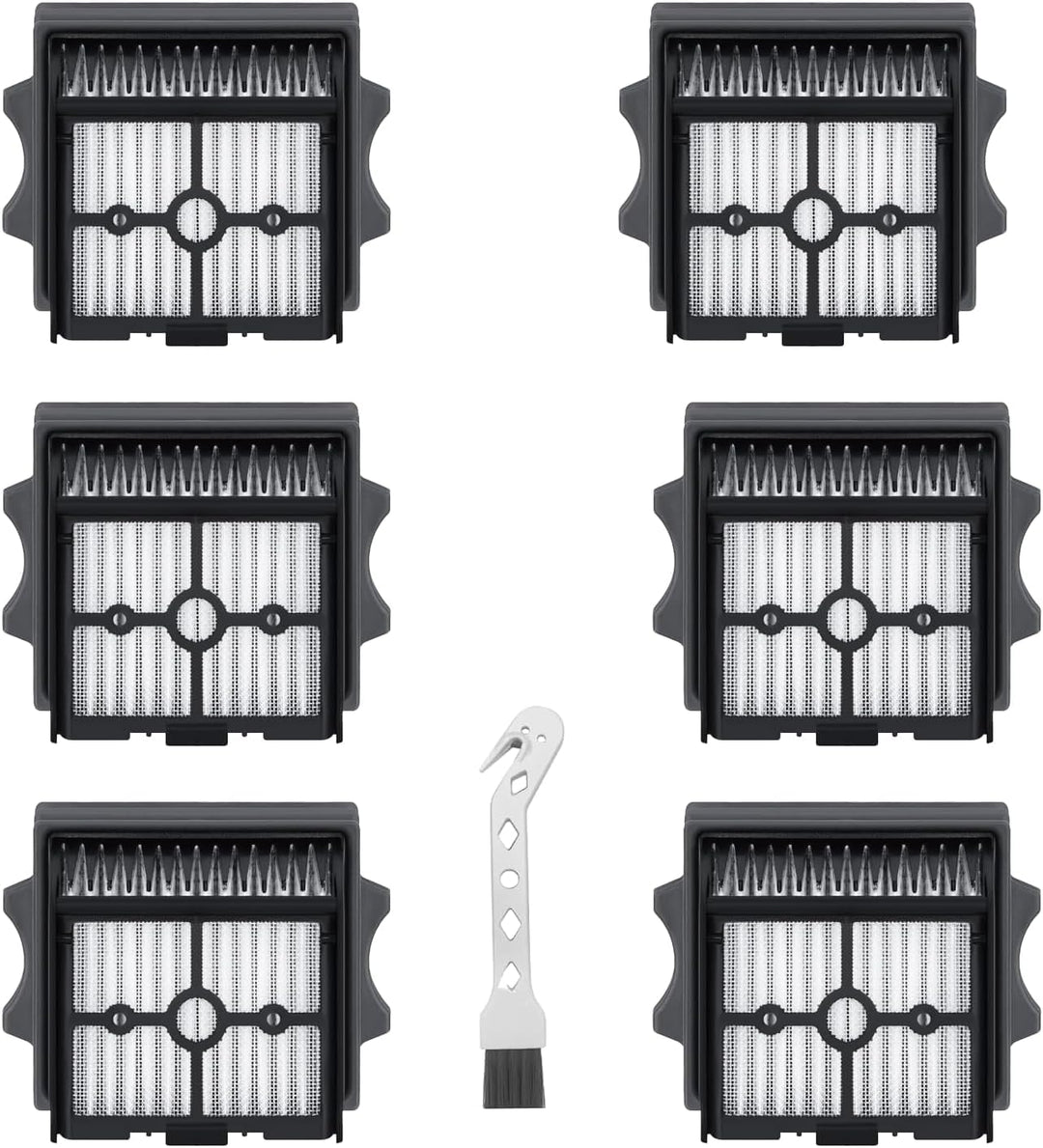 6 Stück HEPA Ersatzfilter für Tineco FLOOR ONE Stretch S6 / SWITCH S6 / S7 Stretch / S9 Artist / S5