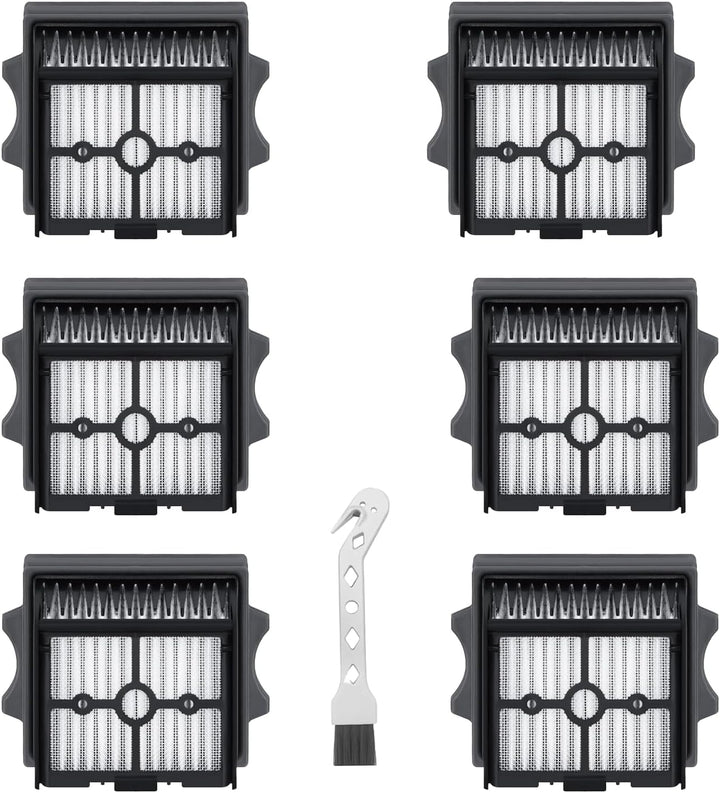 6 Stück HEPA Ersatzfilter für Tineco FLOOR ONE Stretch S6 / SWITCH S6 / S7 Stretch / S9 Artist / S5