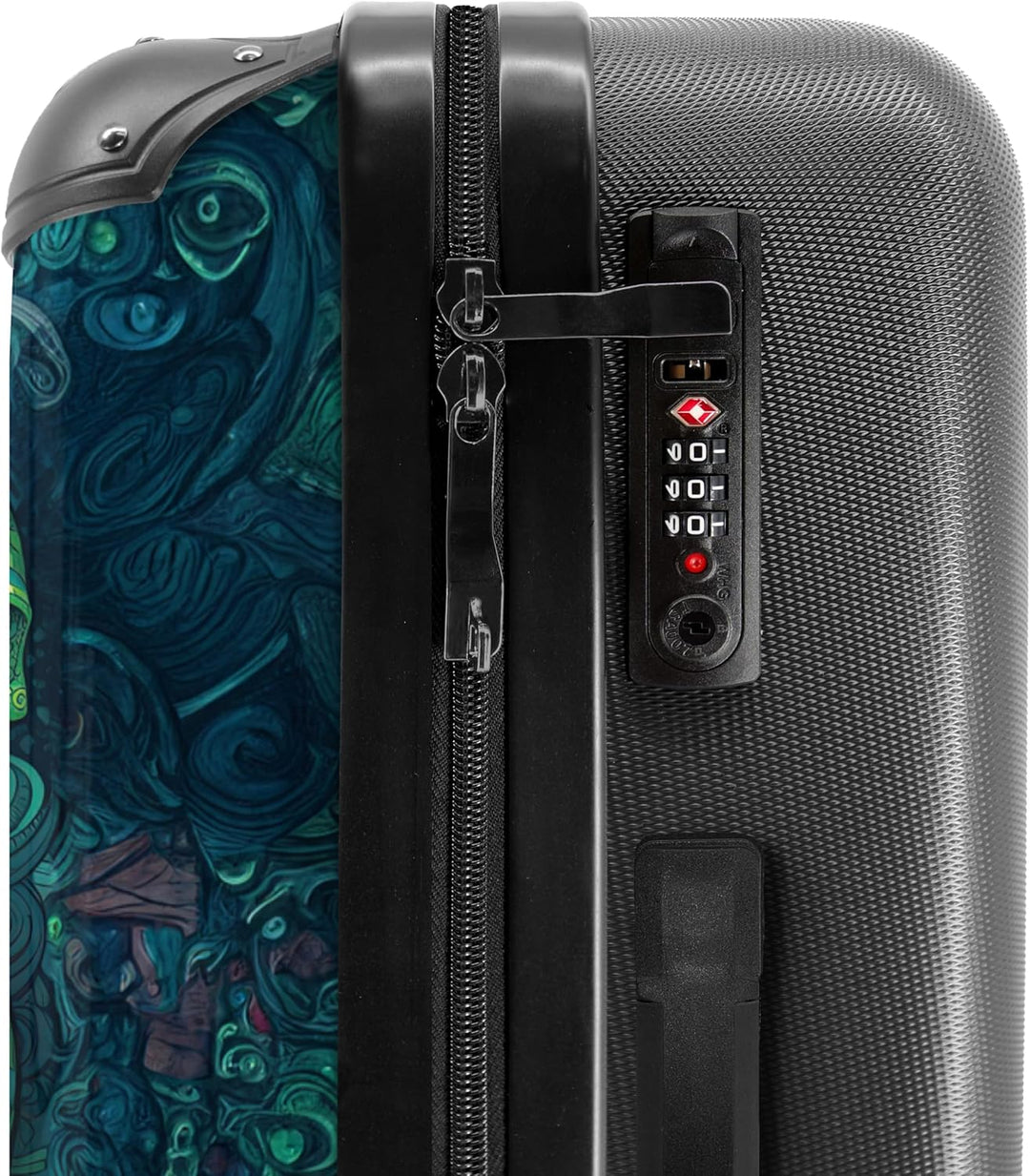 NoBoringSuitcases.com® Handgepäck, Hartschalenkoffer mit TSA Schloss, Trolley, Reisekoffer, Carry on