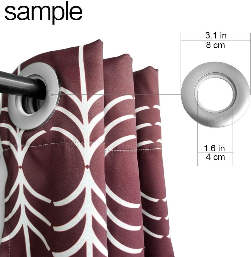 YISUMEI - Vorhang Blcikdicht - Nebel Galaxy Blue - 245 x 140 cm 2er Set Gardinen mit Ösen für Schlaf