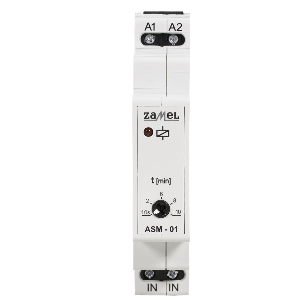 Zamel ASM-01/U Treppenlichtzeitschalter Hutschiene 12 V, 24 V, 230V