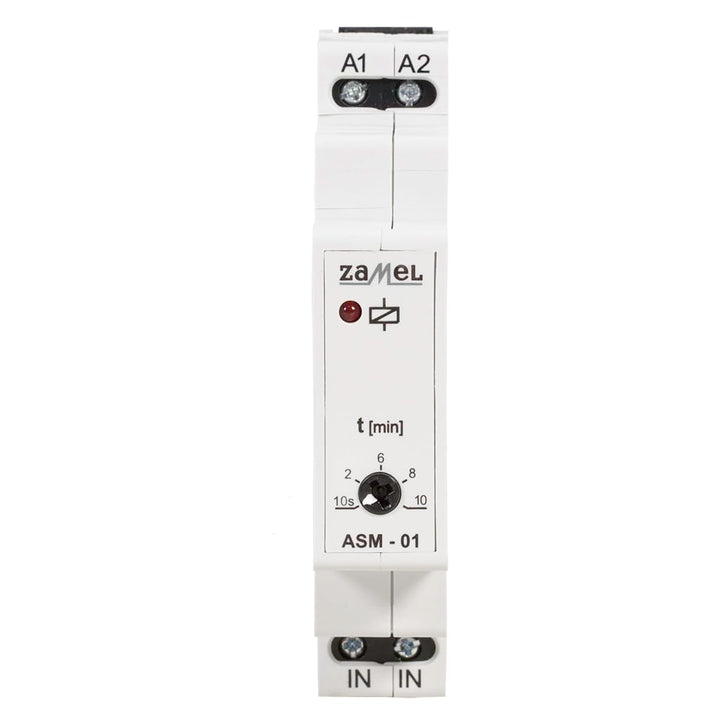 Zamel ASM-01/U Treppenlichtzeitschalter Hutschiene 12 V, 24 V, 230V