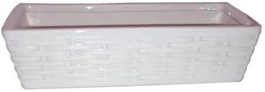 cdf08378 Luftbefeuchter aus Keramik, Weiss, 10 x 6 x 22 cm